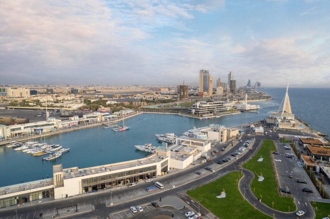 Aerial view of Jeddah waterfront
